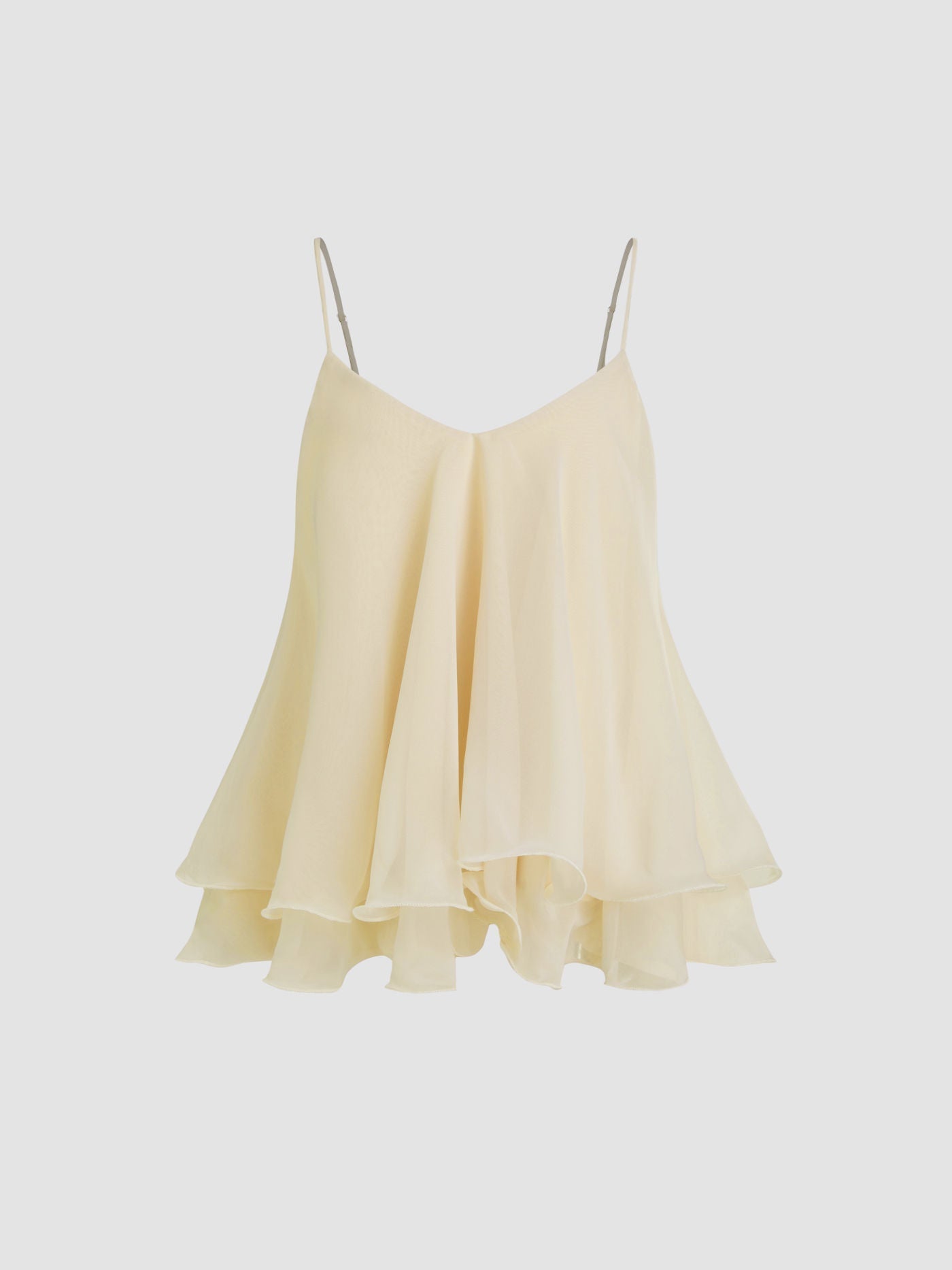 Luxurious Ruffle Cami Top